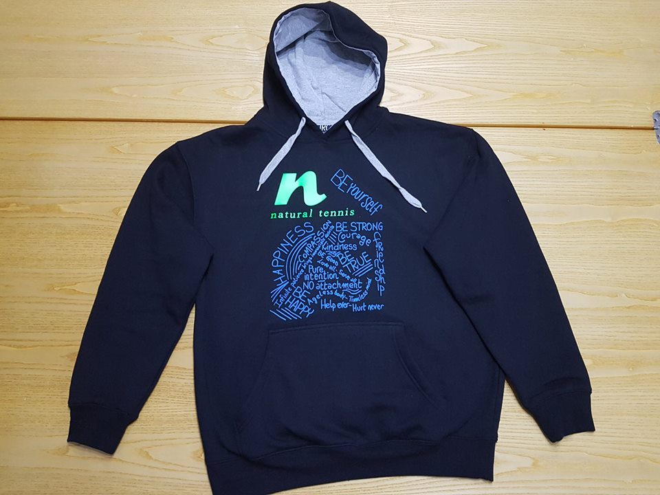 Spiritual Tennis hoodie front